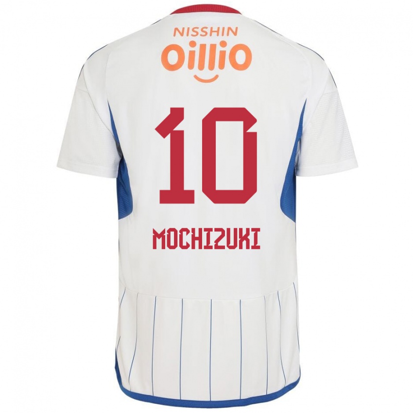 Niño Camiseta Kohei Mochizuki #10 Blanco Azul Rojo 2ª Equipación 2024/25 La Camisa México