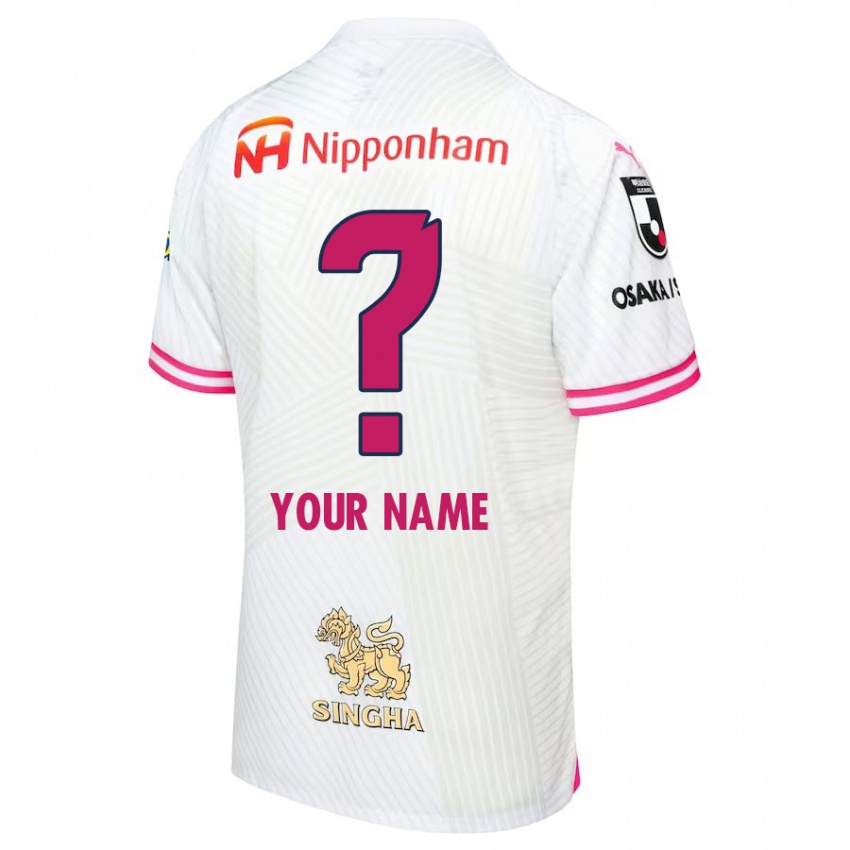 Niño Camiseta Su Nombre #0 Blanco Rosa 2ª Equipación 2024/25 La Camisa México