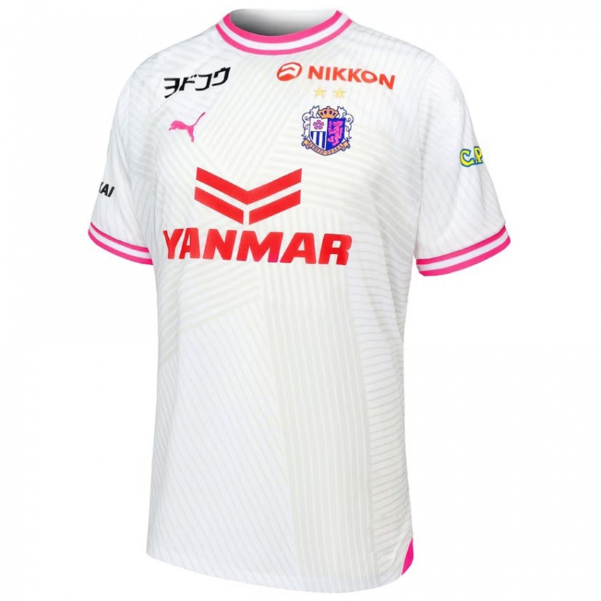 Niño Camiseta Koji Toriumi #24 Blanco Rosa 2ª Equipación 2024/25 La Camisa México