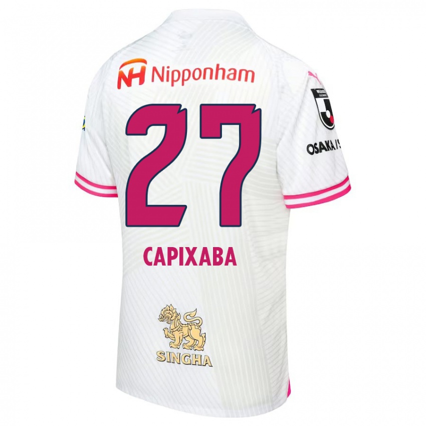 Niño Camiseta Capixaba #27 Blanco Rosa 2ª Equipación 2024/25 La Camisa México