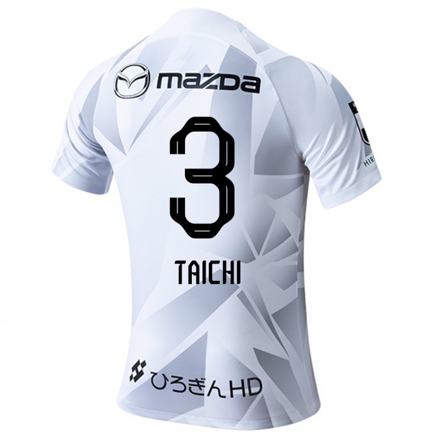 Niño Camiseta Taichi Yamasaki #3 Blanco Gris Negro 2ª Equipación 2024/25 La Camisa México