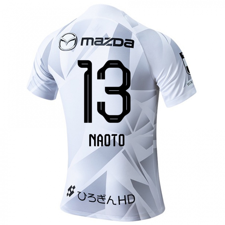 Niño Camiseta Naoto Arai #13 Blanco Gris Negro 2ª Equipación 2024/25 La Camisa México