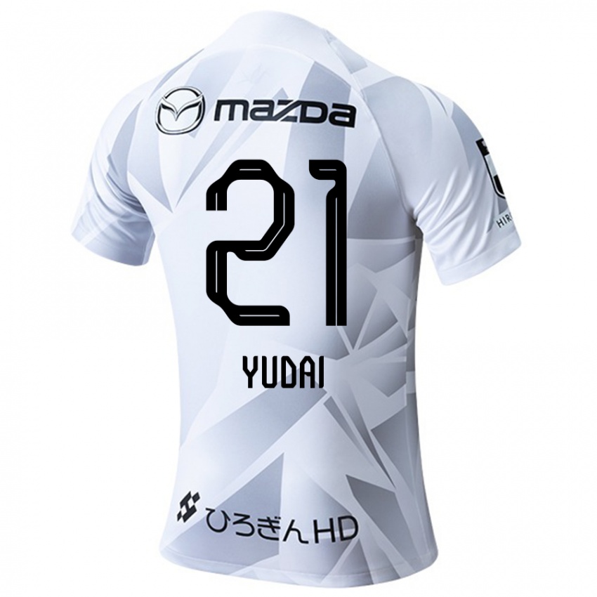 Niño Camiseta Yudai Tanaka #21 Blanco Gris Negro 2ª Equipación 2024/25 La Camisa México