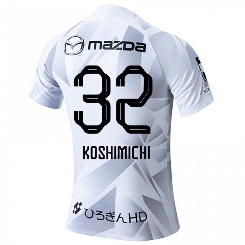 Niño Camiseta Sota Koshimichi #32 Blanco Gris Negro 2ª Equipación 2024/25 La Camisa México