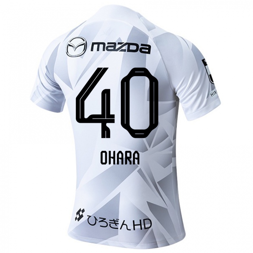 Niño Camiseta Motoki Ohara #40 Blanco Gris Negro 2ª Equipación 2024/25 La Camisa México