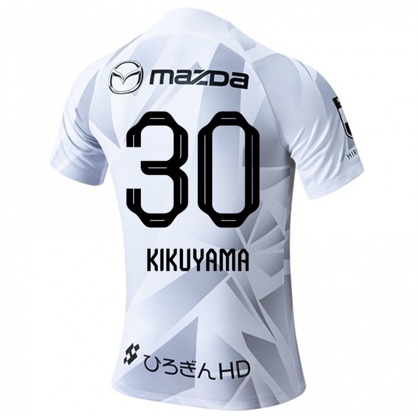 Niño Camiseta Rio Kikuyama #30 Blanco Gris Negro 2ª Equipación 2024/25 La Camisa México