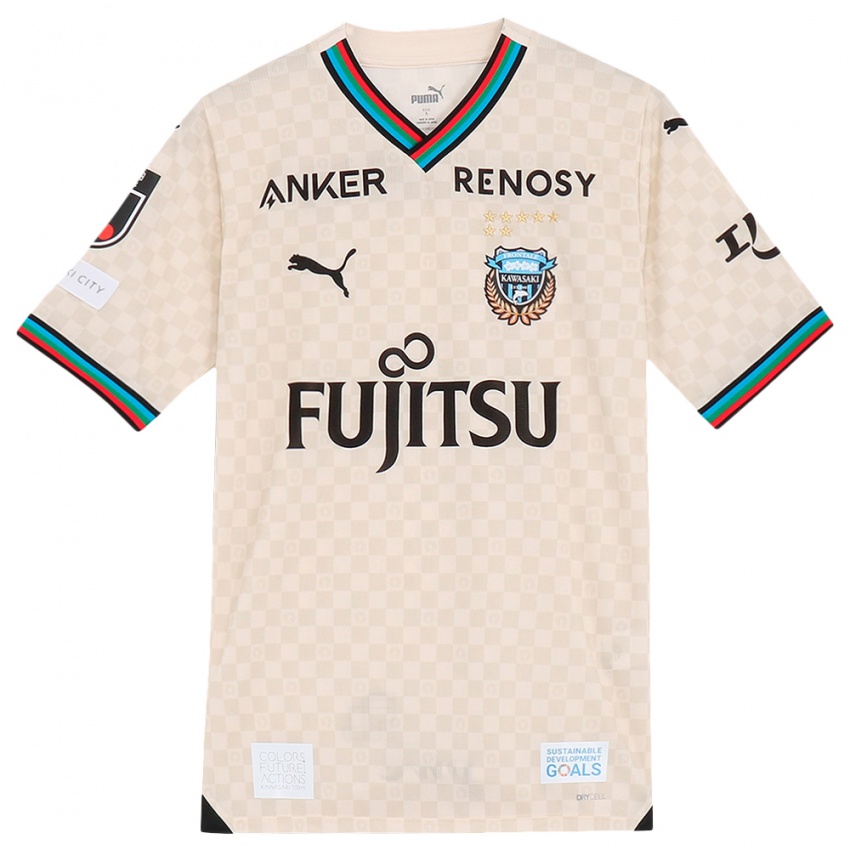 Niño Camiseta Asahi Sasaki #5 Blanco Gris 2ª Equipación 2024/25 La Camisa México