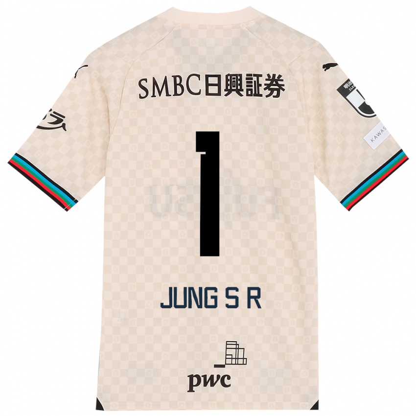 Niño Camiseta Sung-Ryong Jung #1 Blanco Gris 2ª Equipación 2024/25 La Camisa México