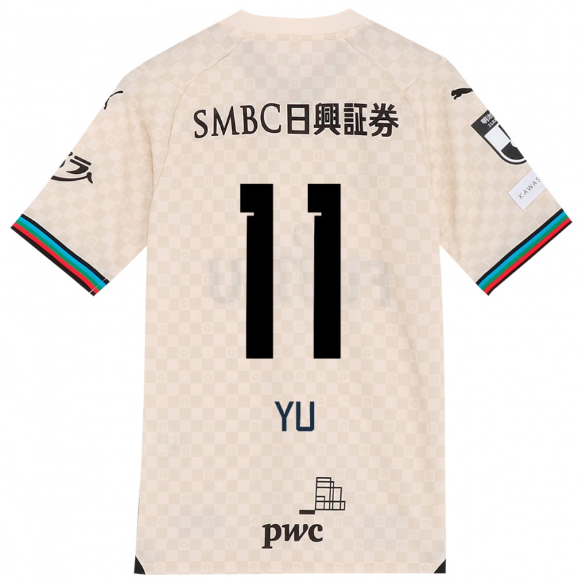 Niño Camiseta Yu Kobayashi #11 Blanco Gris 2ª Equipación 2024/25 La Camisa México