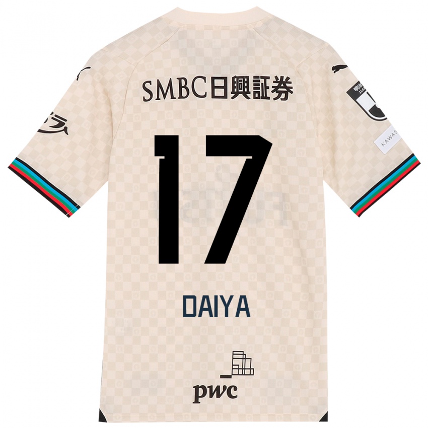 Niño Camiseta Daiya Tono #17 Blanco Gris 2ª Equipación 2024/25 La Camisa México