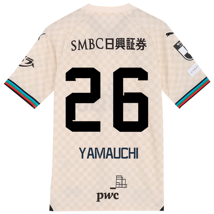 Niño Camiseta Hinata Yamauchi #26 Blanco Gris 2ª Equipación 2024/25 La Camisa México