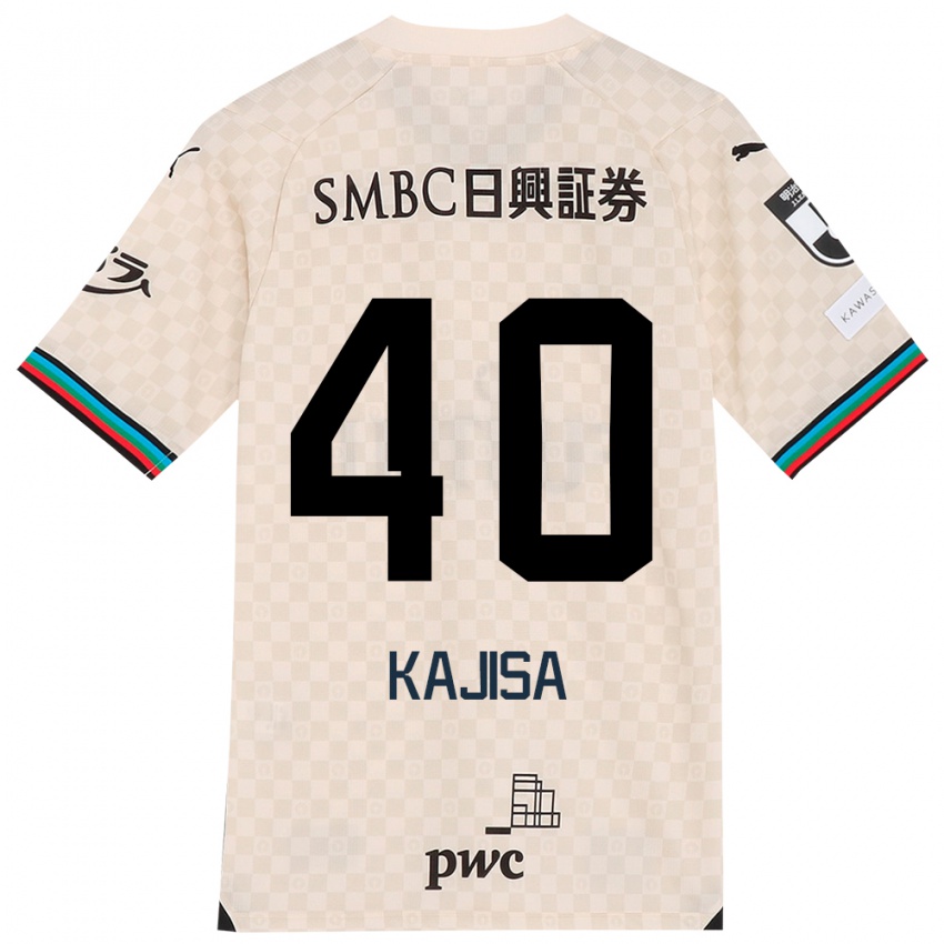 Niño Camiseta Umi Kajisa #40 Blanco Gris 2ª Equipación 2024/25 La Camisa México