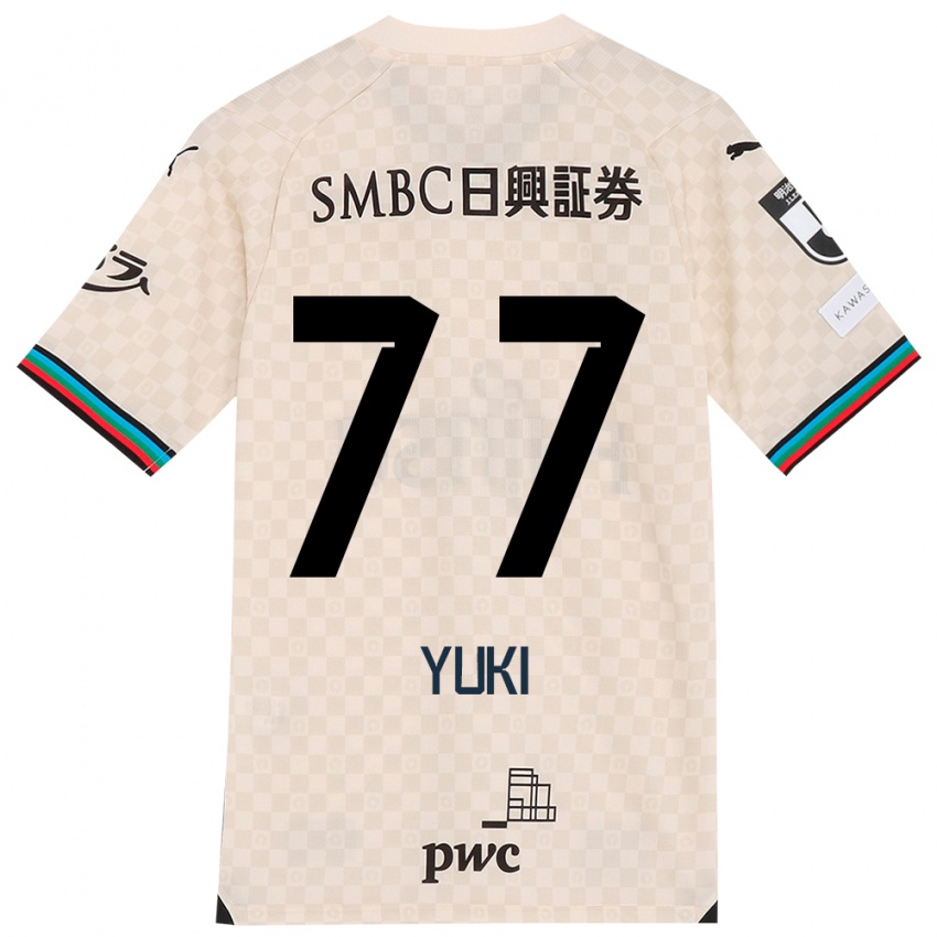 Niño Camiseta Yuki Yamamoto #77 Blanco Gris 2ª Equipación 2024/25 La Camisa México