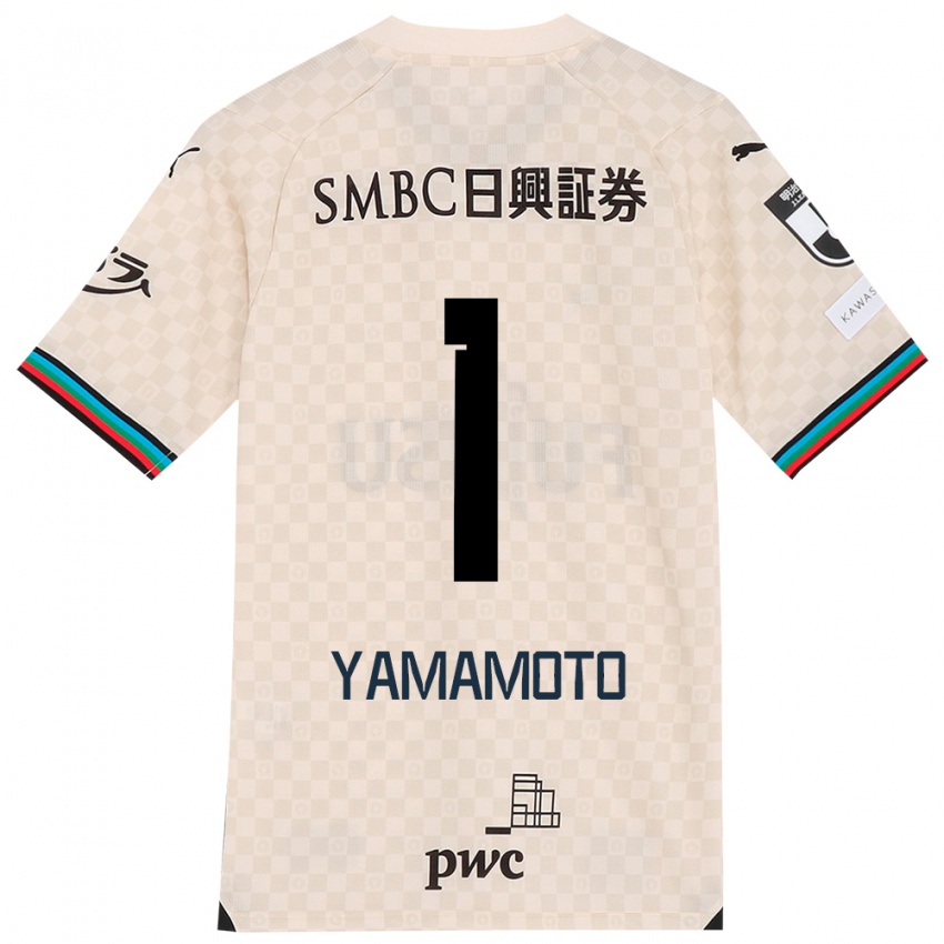 Niño Camiseta Kensho Yamamoto #1 Blanco Gris 2ª Equipación 2024/25 La Camisa México