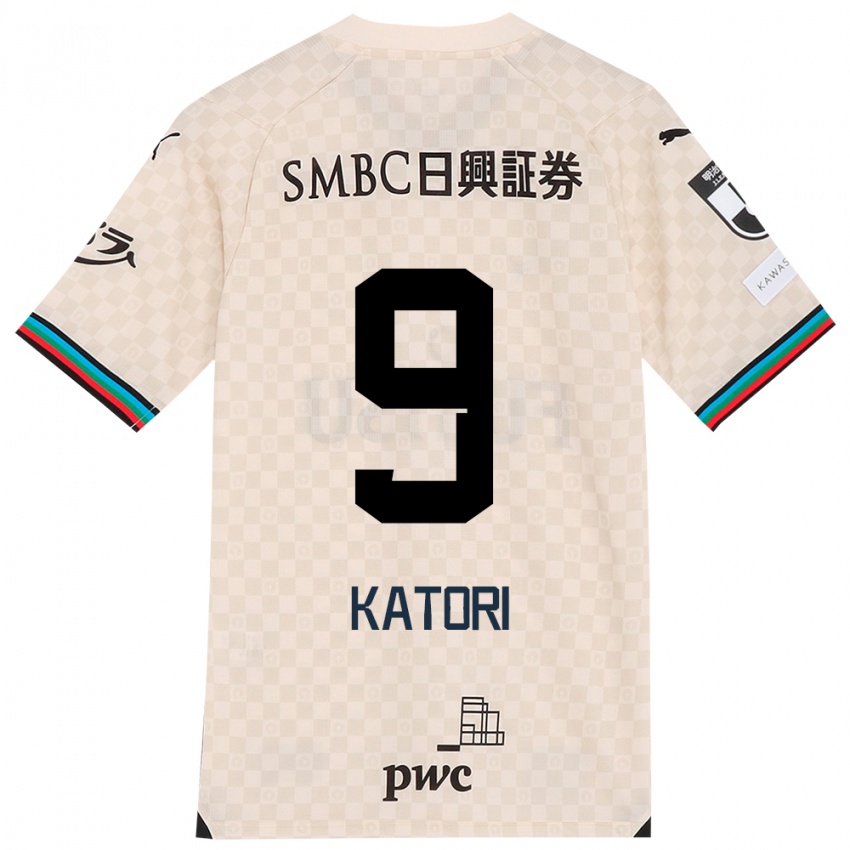 Niño Camiseta Takeshi Katori #9 Blanco Gris 2ª Equipación 2024/25 La Camisa México