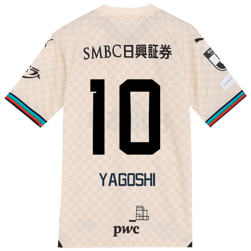 Niño Camiseta Mikito Yagoshi #10 Blanco Gris 2ª Equipación 2024/25 La Camisa México