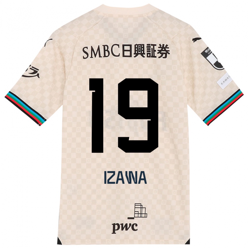 Niño Camiseta Haruki Izawa #19 Blanco Gris 2ª Equipación 2024/25 La Camisa México