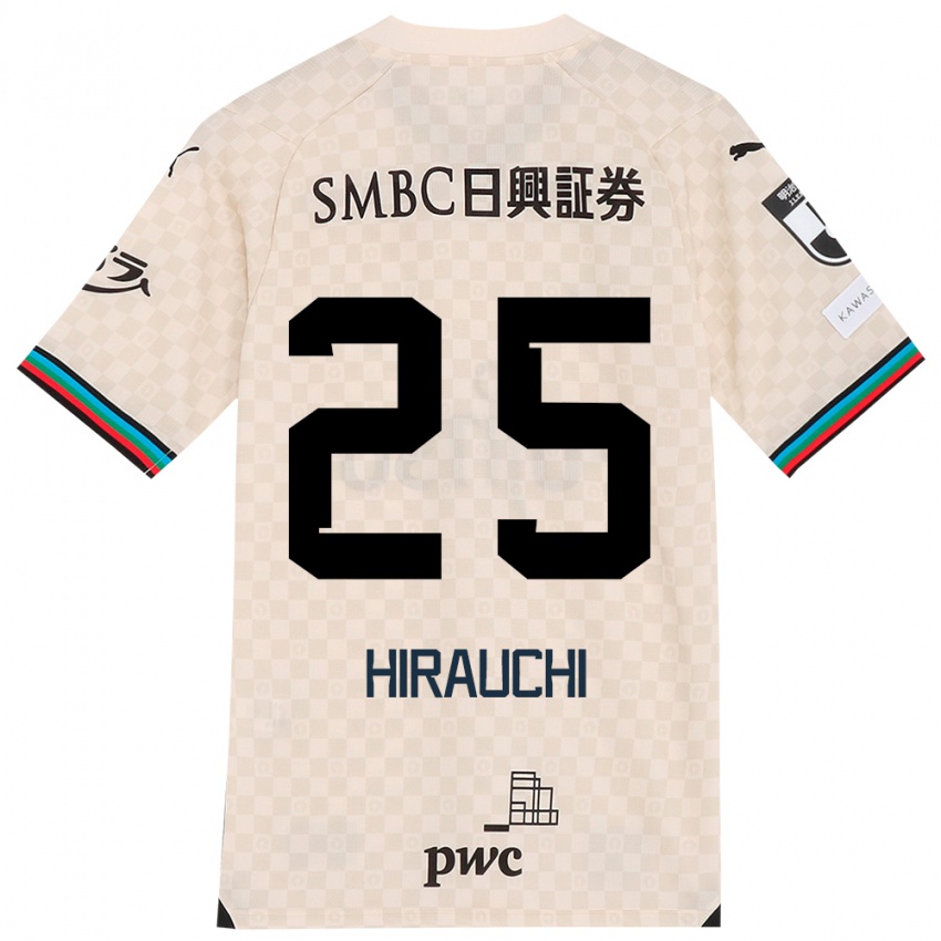 Niño Camiseta Issei Hirauchi #25 Blanco Gris 2ª Equipación 2024/25 La Camisa México