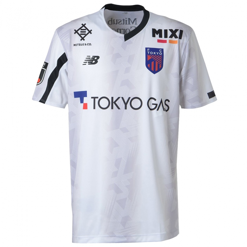 Niño Camiseta Keita Yamashita #14 Blanco Negro 2ª Equipación 2024/25 La Camisa México