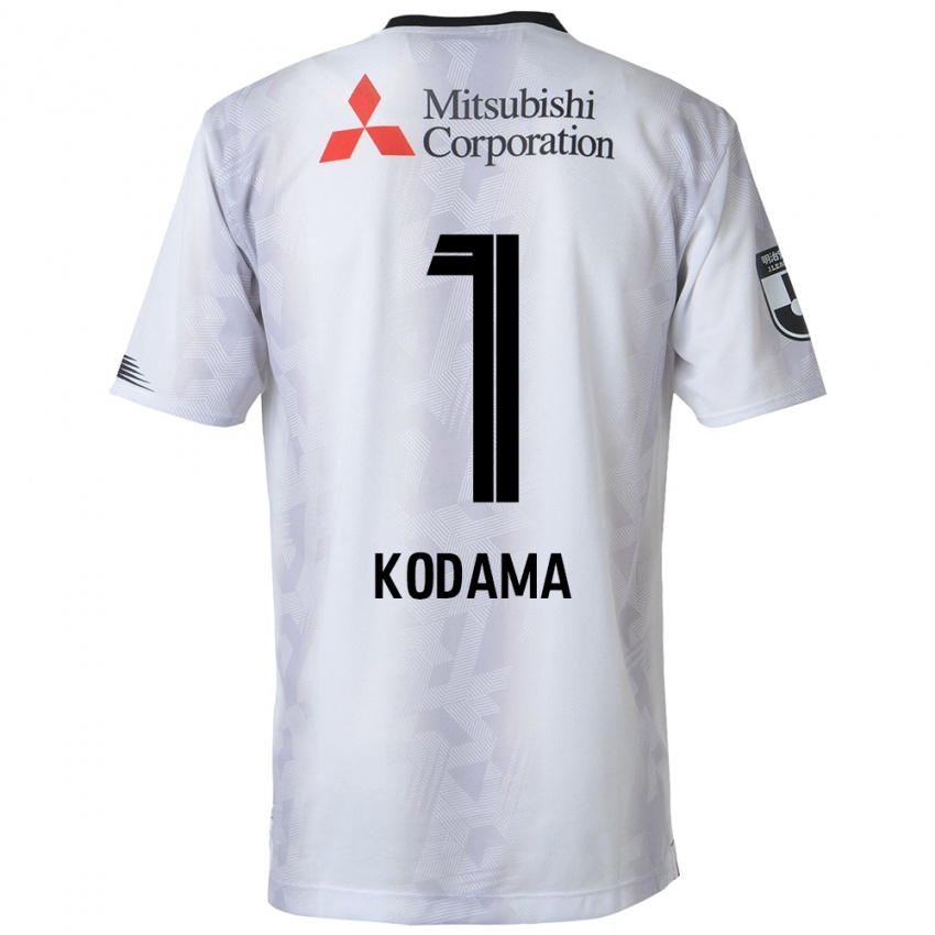 Niño Camiseta Tsuyoshi Kodama #1 Blanco Negro 2ª Equipación 2024/25 La Camisa México