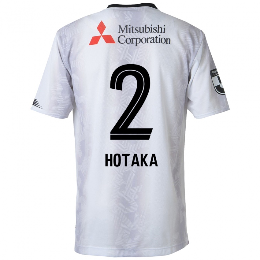 Niño Camiseta Hotaka Nakamura #2 Blanco Negro 2ª Equipación 2024/25 La Camisa México