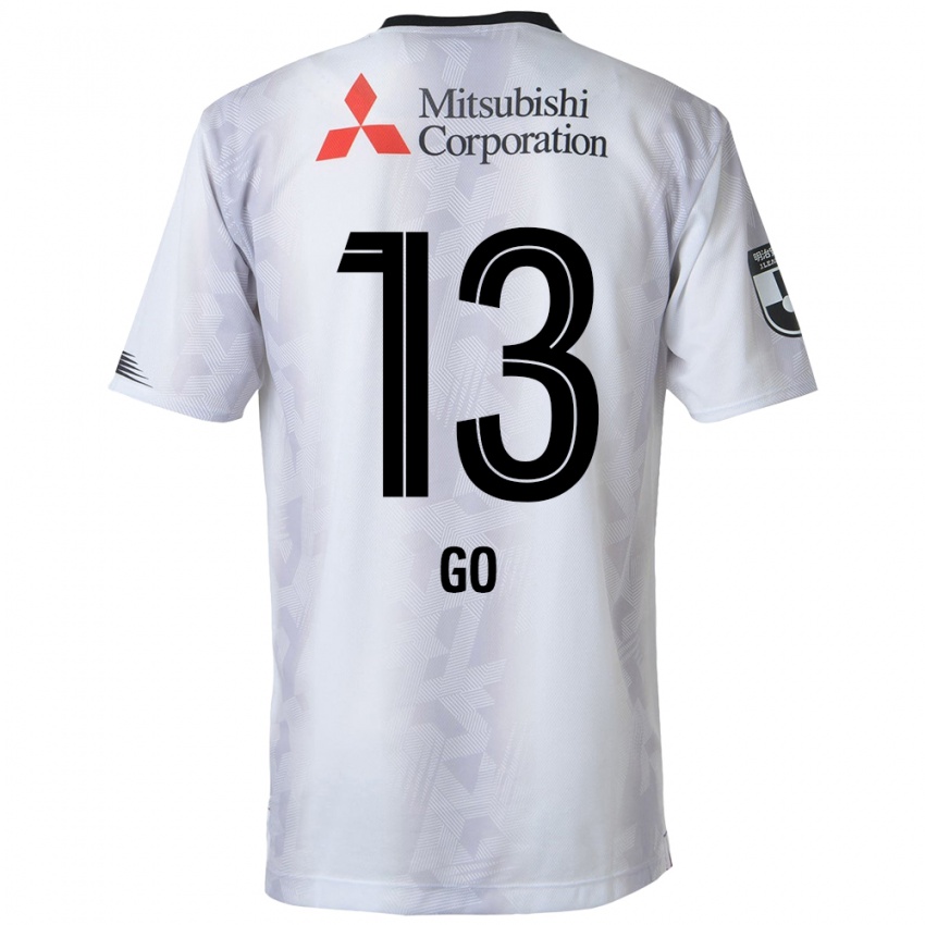 Niño Camiseta Go Hatano #13 Blanco Negro 2ª Equipación 2024/25 La Camisa México