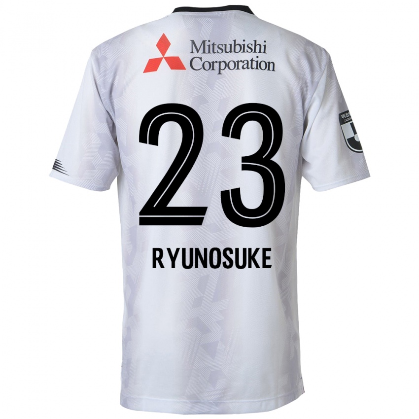 Niño Camiseta Ryunosuke Sato #23 Blanco Negro 2ª Equipación 2024/25 La Camisa México