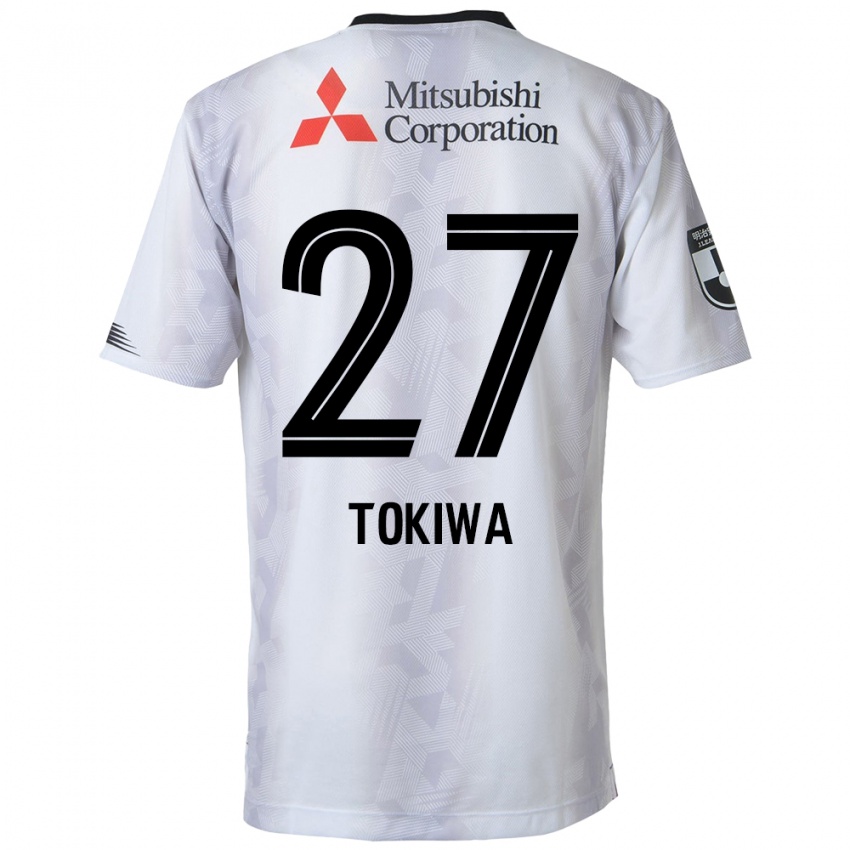 Niño Camiseta Kyota Tokiwa #27 Blanco Negro 2ª Equipación 2024/25 La Camisa México