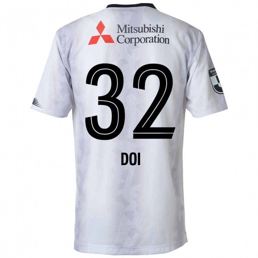 Niño Camiseta Kanta Doi #32 Blanco Negro 2ª Equipación 2024/25 La Camisa México