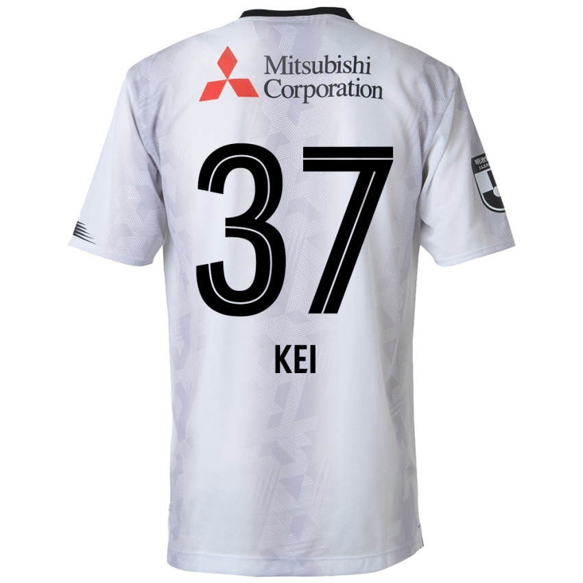 Niño Camiseta Kei Koizumi #37 Blanco Negro 2ª Equipación 2024/25 La Camisa México