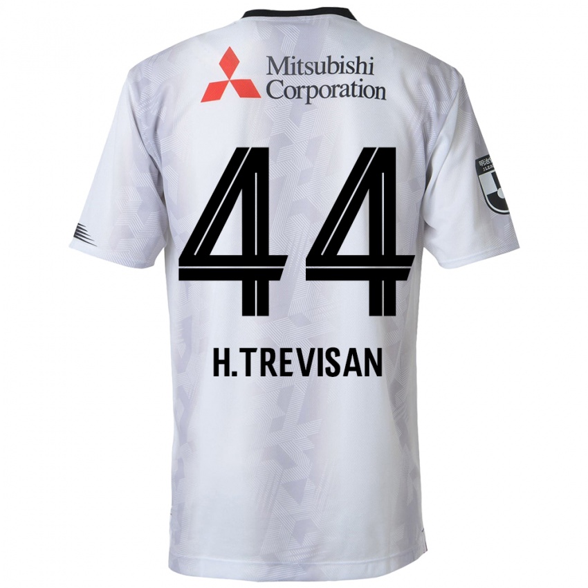 Niño Camiseta Henrique Trevisan #44 Blanco Negro 2ª Equipación 2024/25 La Camisa México