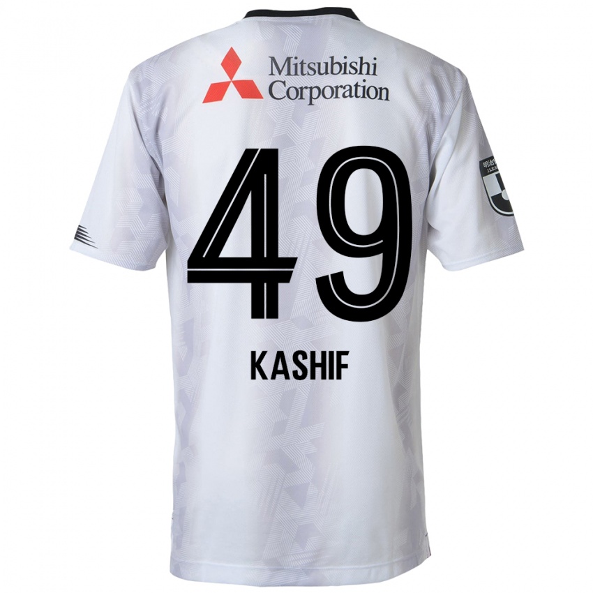 Niño Camiseta Kashif Bangnagande #49 Blanco Negro 2ª Equipación 2024/25 La Camisa México