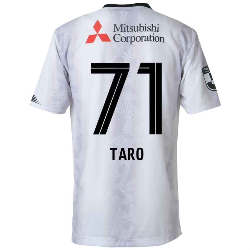 Niño Camiseta Ryotaro Araki #71 Blanco Negro 2ª Equipación 2024/25 La Camisa México