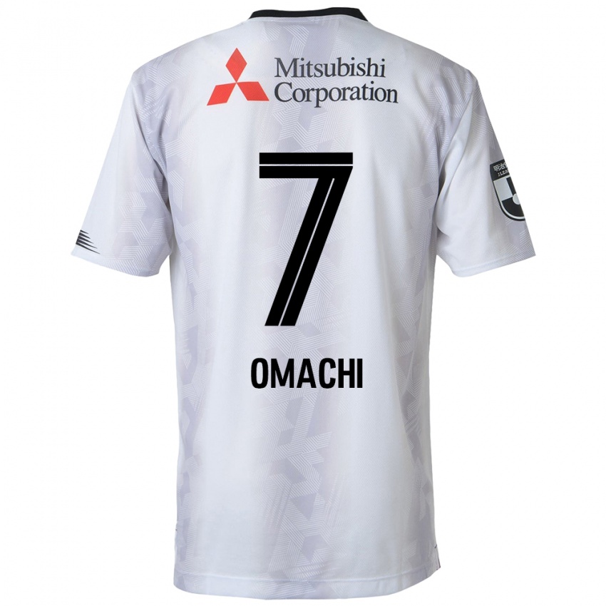 Niño Camiseta Hyugo Omachi #7 Blanco Negro 2ª Equipación 2024/25 La Camisa México