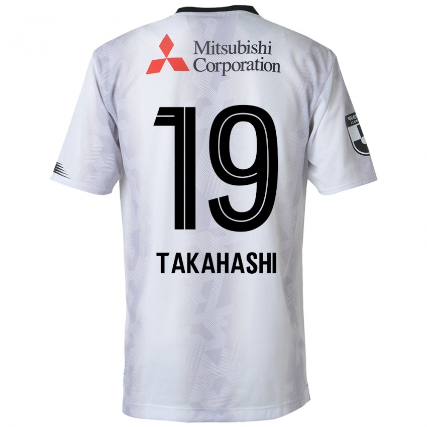 Niño Camiseta Yuya Takahashi #19 Blanco Negro 2ª Equipación 2024/25 La Camisa México