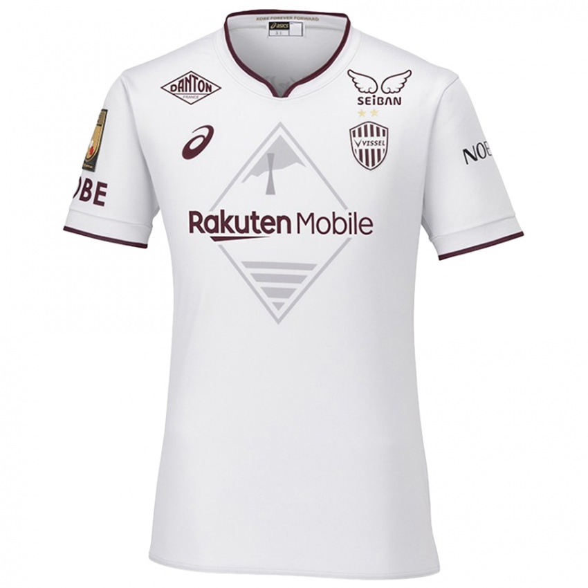 Niño Camiseta Gotoku Sakai #24 Blanco Rojo 2ª Equipación 2024/25 La Camisa México