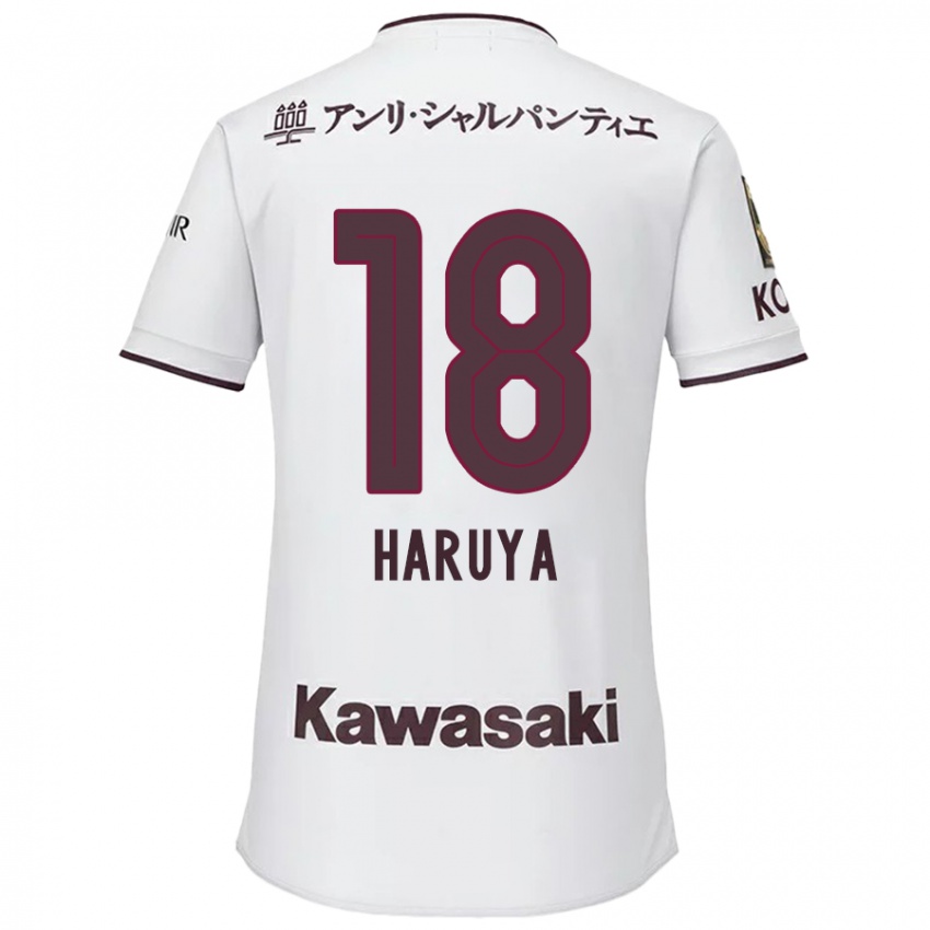 Niño Camiseta Haruya Ide #18 Blanco Rojo 2ª Equipación 2024/25 La Camisa México