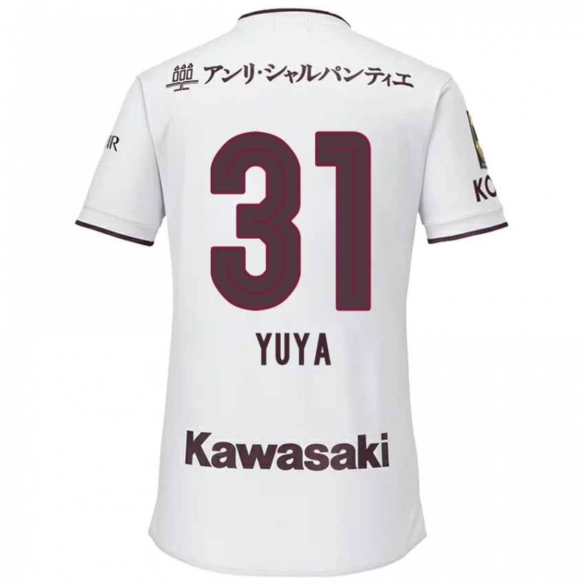 Niño Camiseta Yuya Nakasaka #31 Blanco Rojo 2ª Equipación 2024/25 La Camisa México