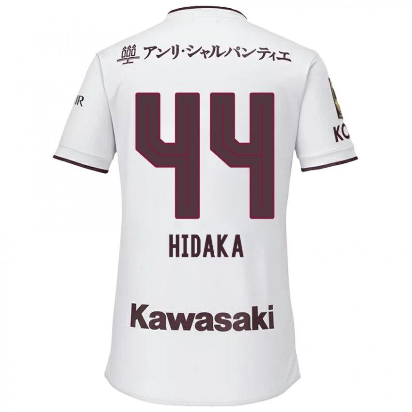 Niño Camiseta Mitsuki Hidaka #44 Blanco Rojo 2ª Equipación 2024/25 La Camisa México