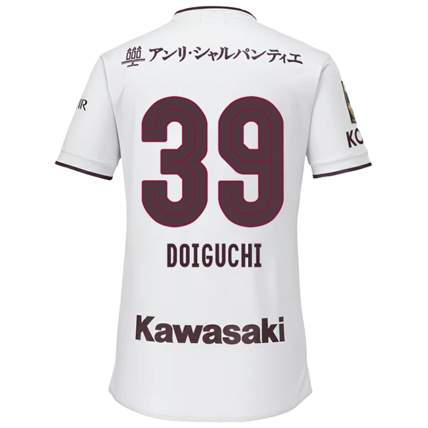 Niño Camiseta Ritsu Doiguchi #39 Blanco Rojo 2ª Equipación 2024/25 La Camisa México