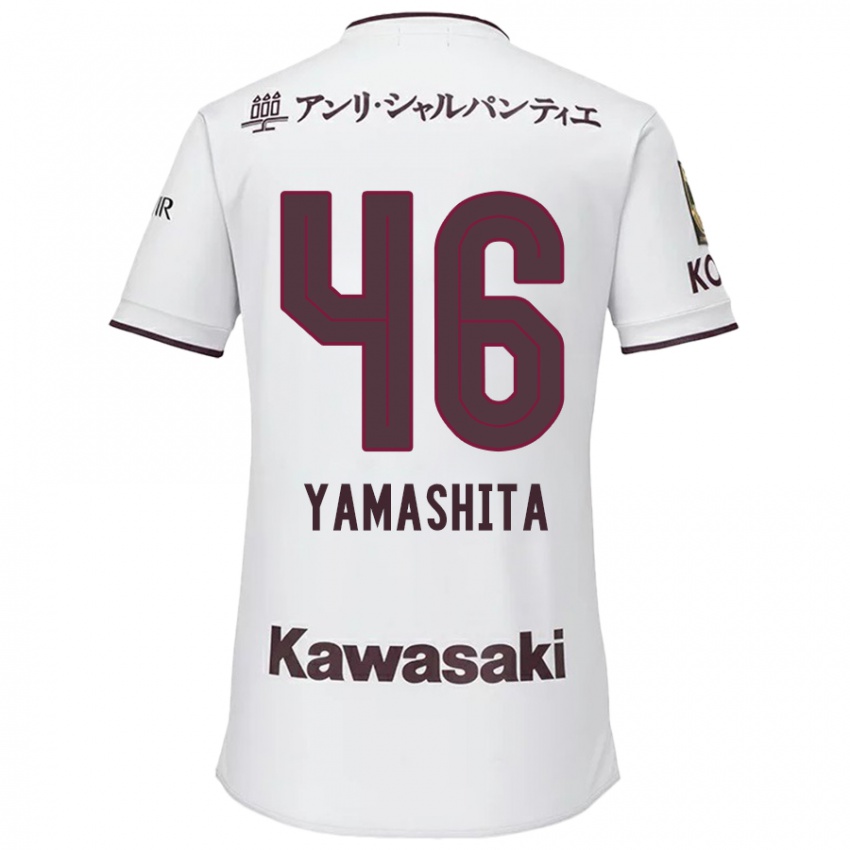 Niño Camiseta Hiroto Yamashita #46 Blanco Rojo 2ª Equipación 2024/25 La Camisa México