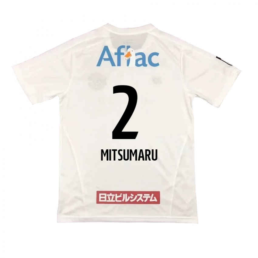 Niño Camiseta Hiromu Mitsumaru #2 Blanco Negro 2ª Equipación 2024/25 La Camisa México