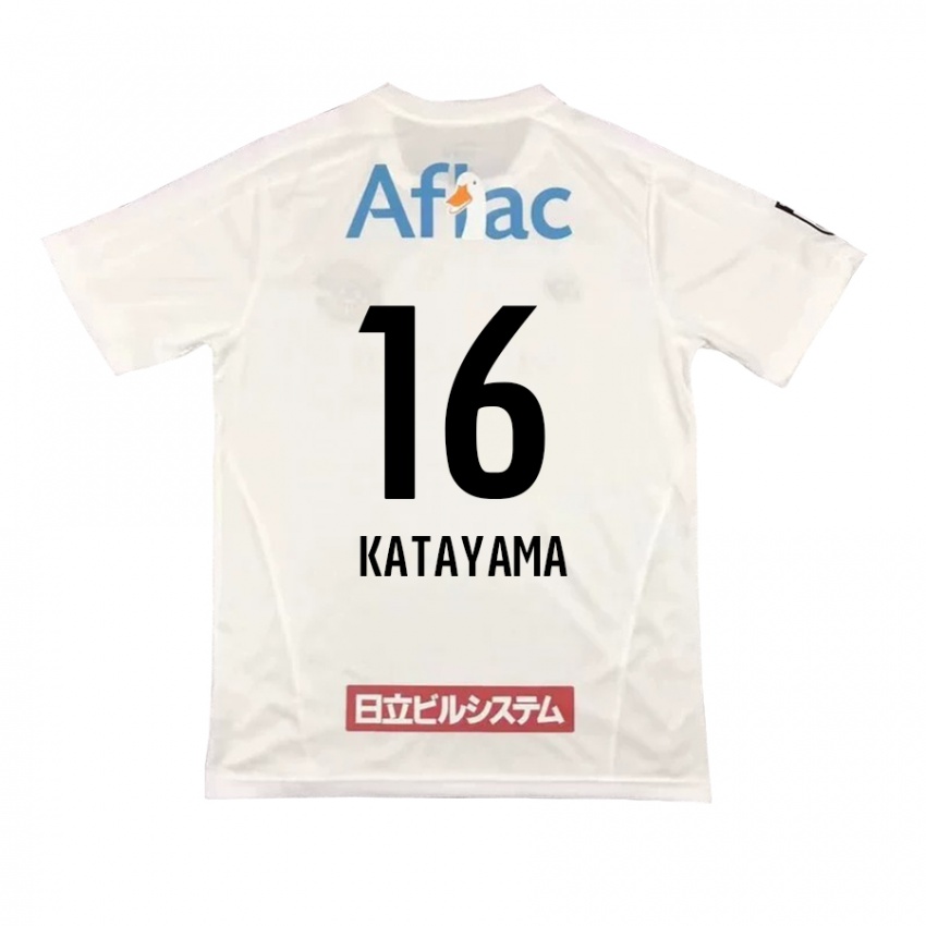 Niño Camiseta Eiichi Katayama #16 Blanco Negro 2ª Equipación 2024/25 La Camisa México