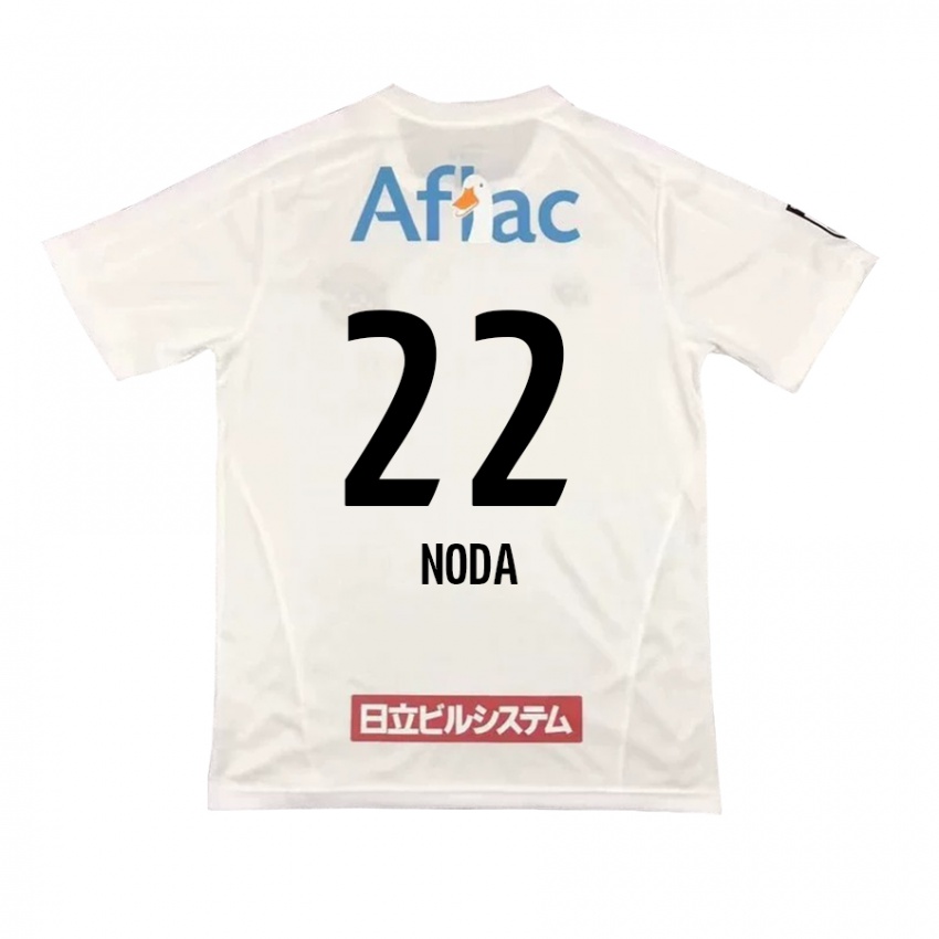 Niño Camiseta Hiroki Noda #22 Blanco Negro 2ª Equipación 2024/25 La Camisa México