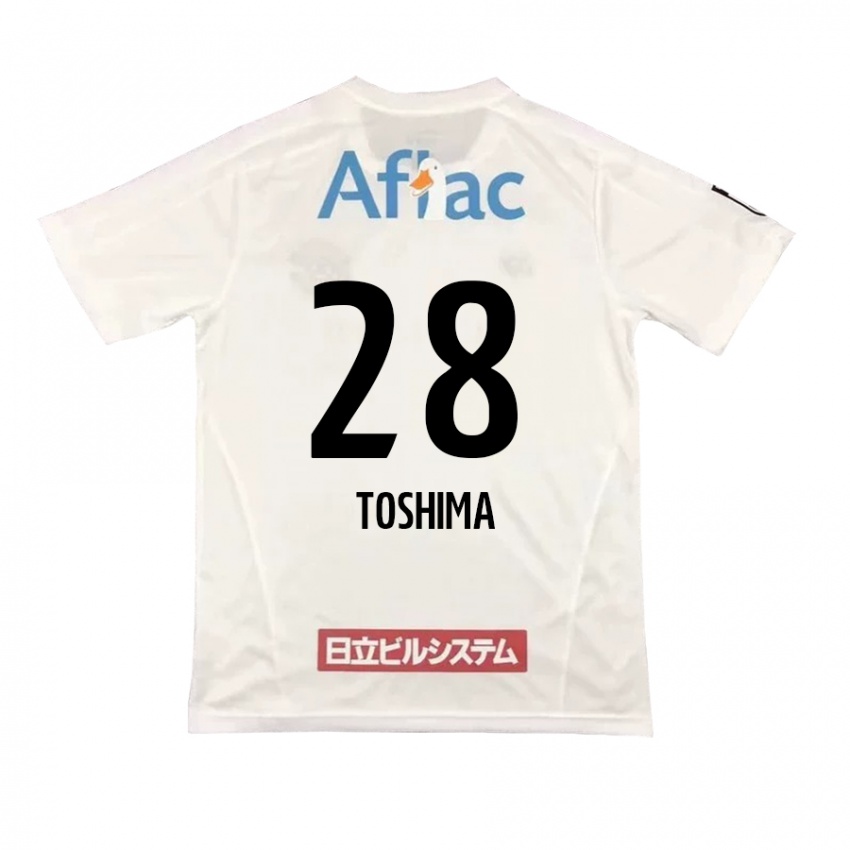 Niño Camiseta Sachiro Toshima #28 Blanco Negro 2ª Equipación 2024/25 La Camisa México