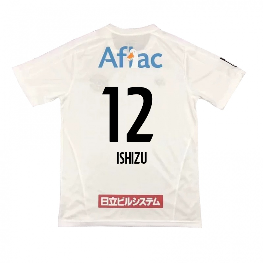 Niño Camiseta Kazuki Ishizu #12 Blanco Negro 2ª Equipación 2024/25 La Camisa México