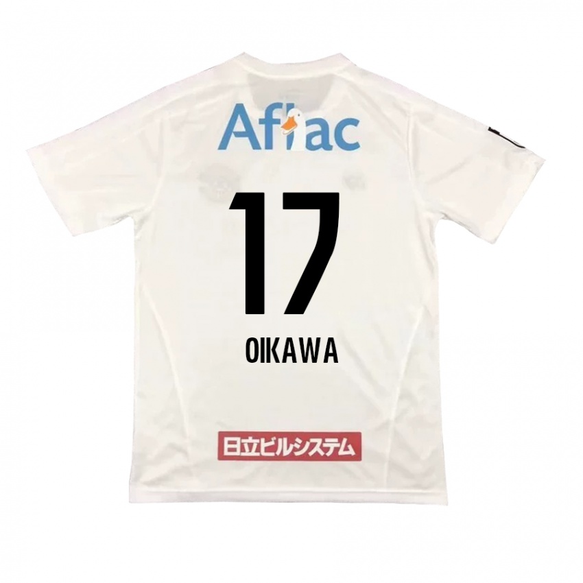 Niño Camiseta Koki Oikawa #17 Blanco Negro 2ª Equipación 2024/25 La Camisa México