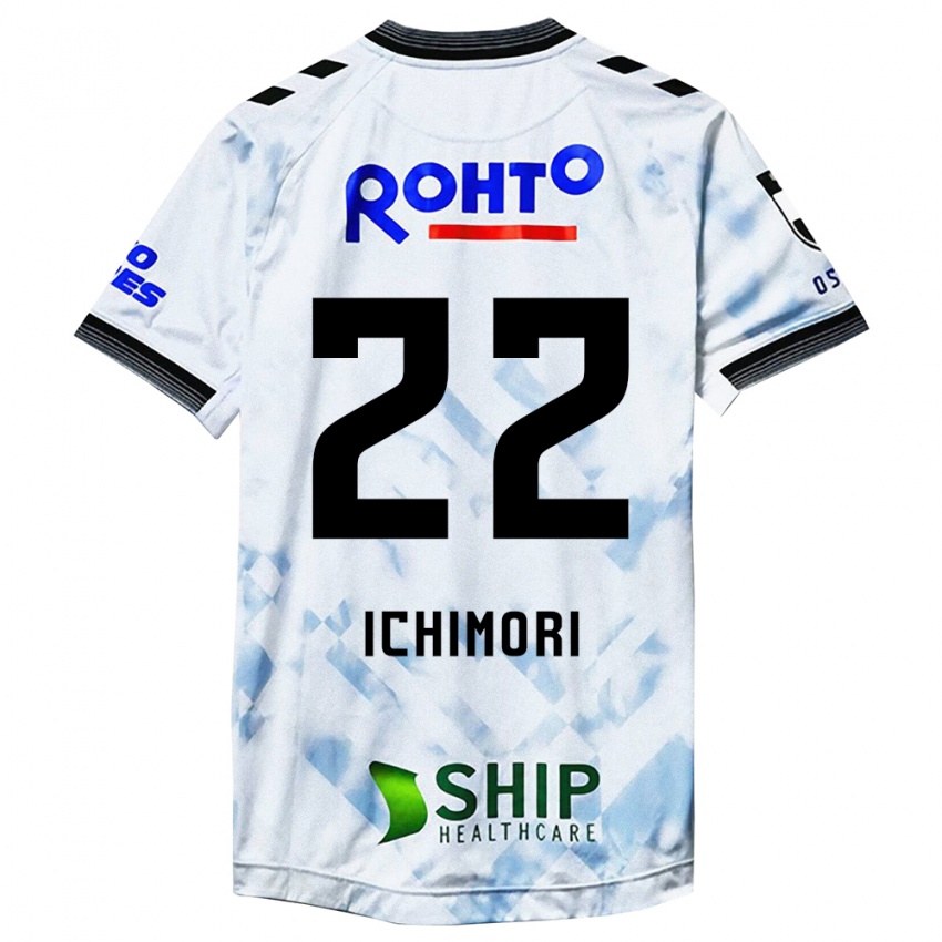 Niño Camiseta Jun Ichimori #22 Blanco Negro 2ª Equipación 2024/25 La Camisa México