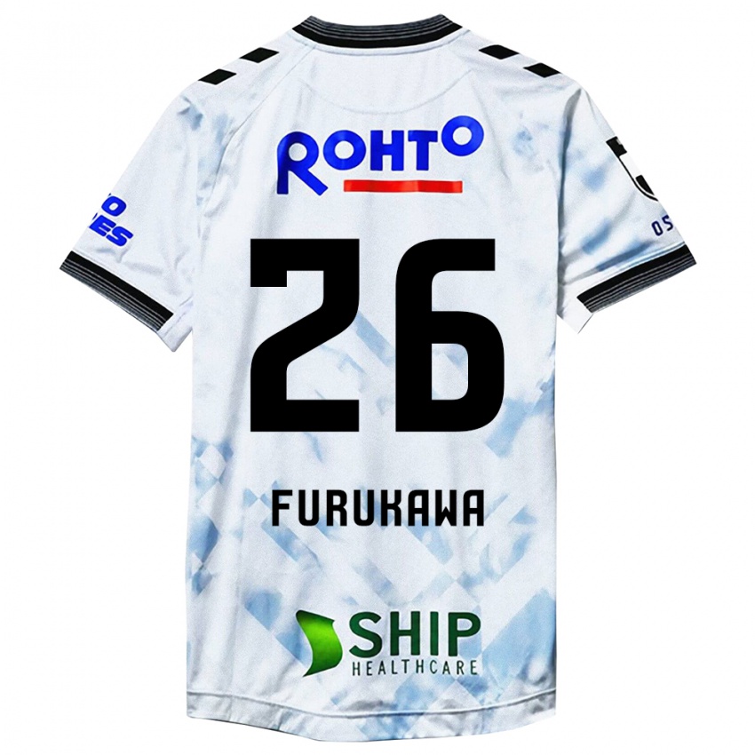 Niño Camiseta Kanta Furukawa #26 Blanco Negro 2ª Equipación 2024/25 La Camisa México