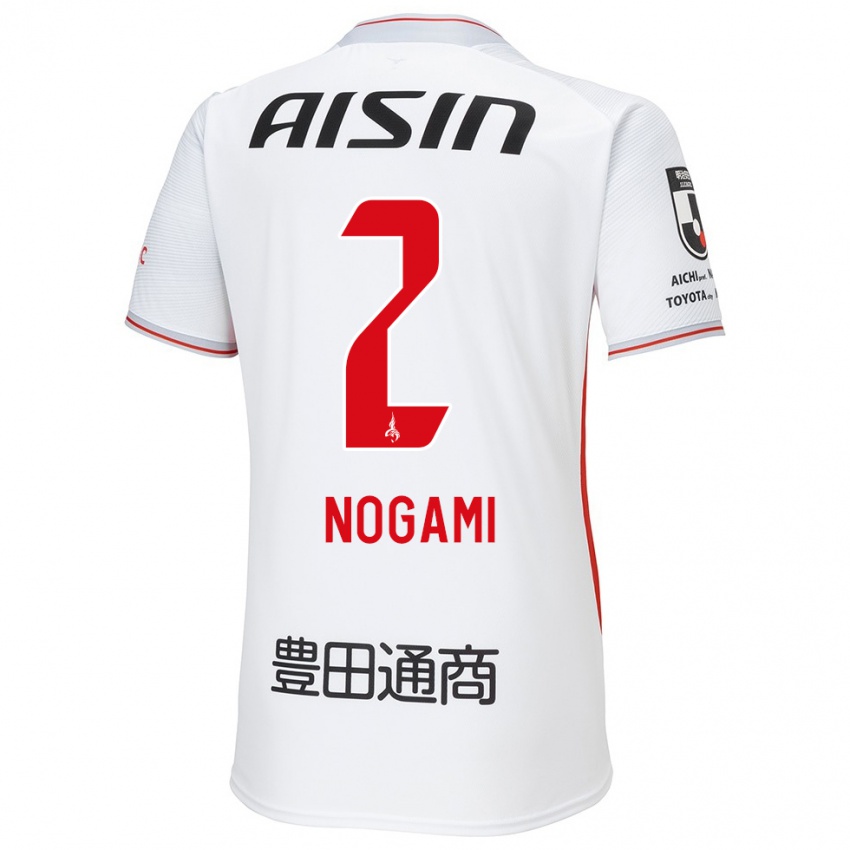 Niño Camiseta Yuki Nogami #2 Blanco Amarillo Rojo 2ª Equipación 2024/25 La Camisa México